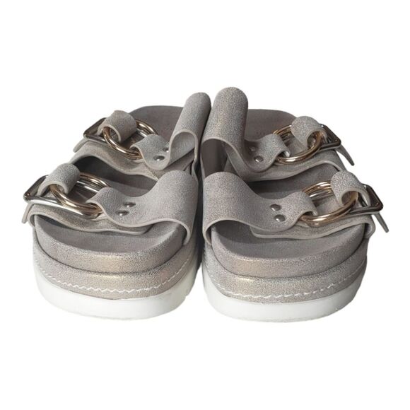 J/Slides NY Resortwear Comfort Baha in Bronze Sandals~$164 - Picture 2 of 13